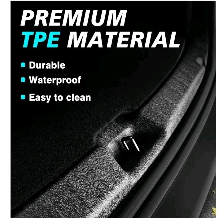Rear Bumper Guard Protector for Tesla Model Y Juniper 2025 2026 Door Sill Cover