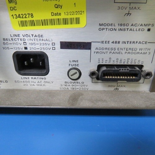 Keithley 195A Keithley Multimeter Qty of 1 per Lot Digital Multimeter DMM