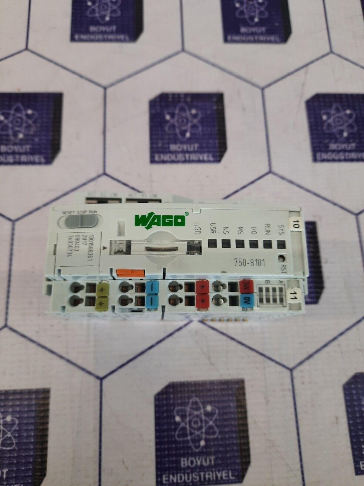WAGO 750-8101 PFC100 CS 2ETH Cpu Unit Fast Shipping