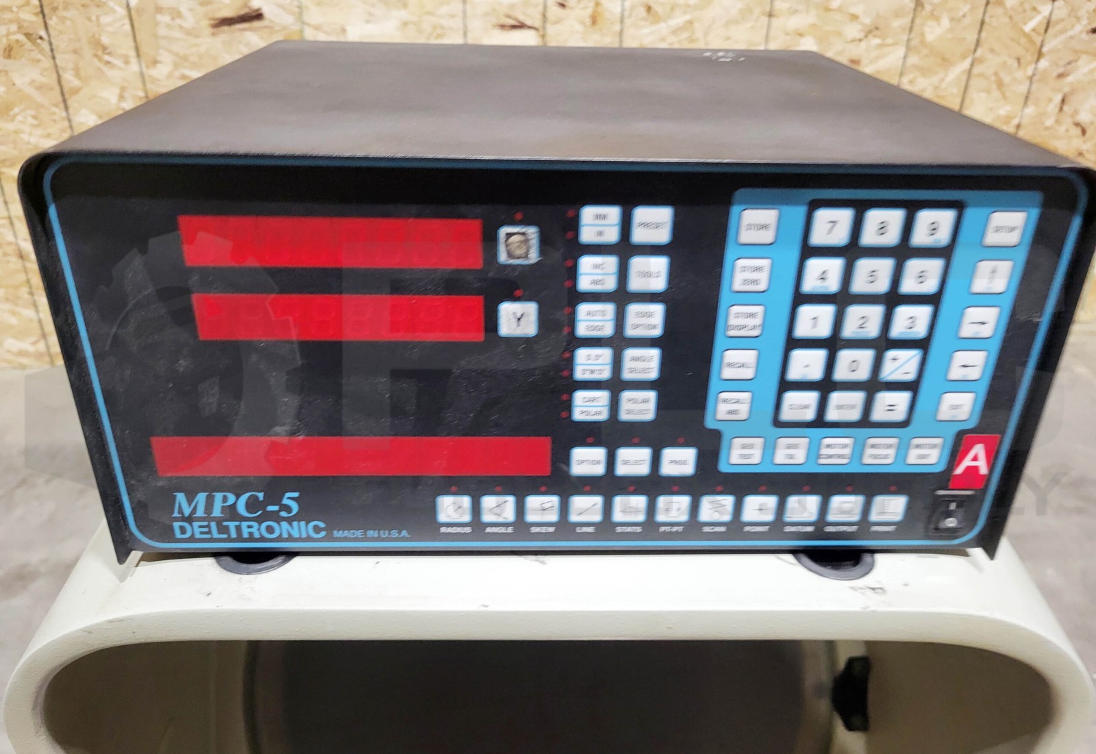 DELTRONIC DH14-MPC4 OPTICAL COMPARATOR 120V 60HZ 2A W/ MPC-5 MULTIPRESSOR