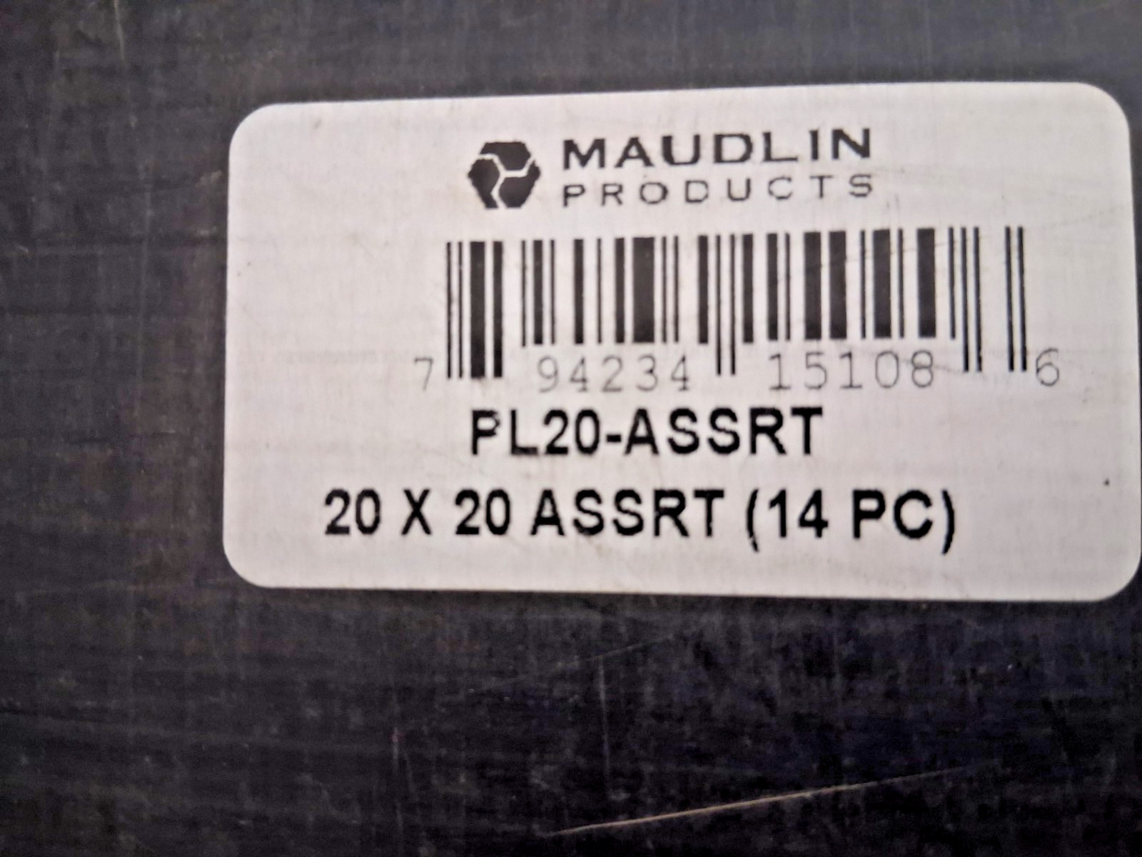 Maudlin Products Plastic Shim Stock Sheets 14Pcs 0.0005″-0.03″ PL20-ASSRT