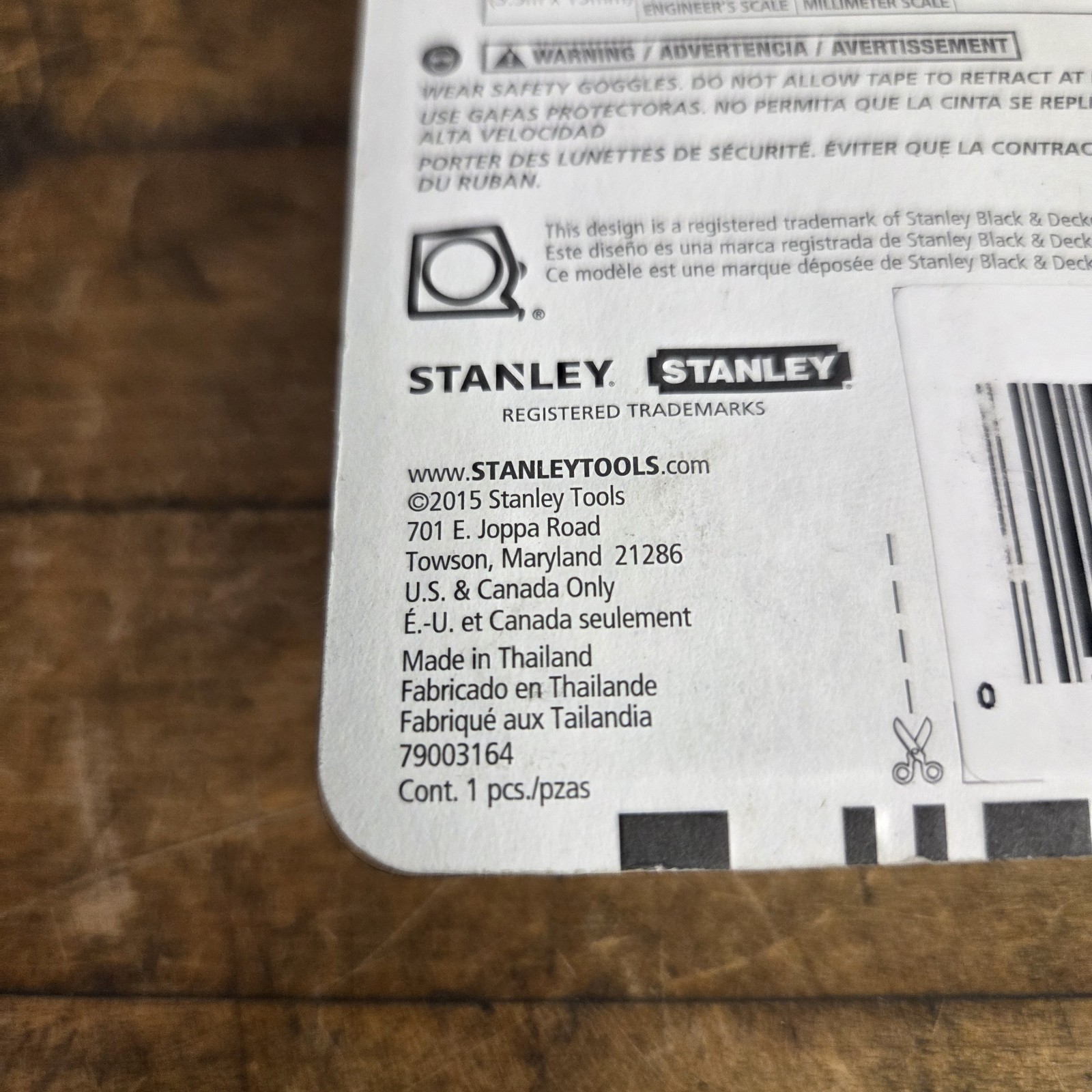 Stanley 33-272 Tape Measure (Inch Measurement): 12′ Long x 1/2″ Wide Blade
