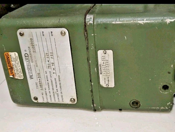 WOODWARD PGA A8557-596 GOVERNOR – USED