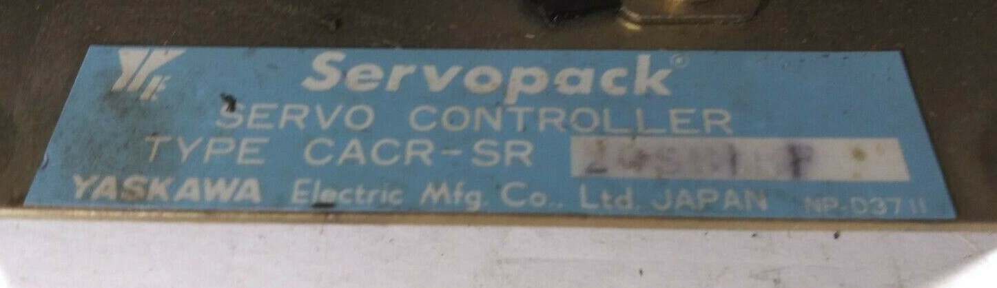 1 USED YASKAWA CACR-SR-20SB1BF SERVO CONTROLLER ***MAKE OFFER***