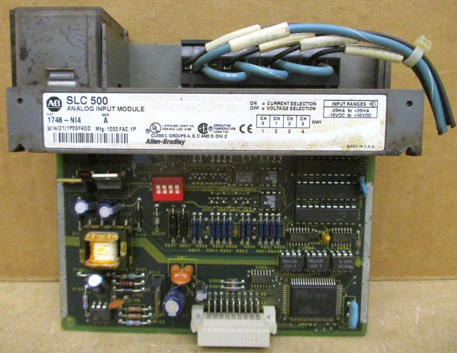 Allen-Bradley SLC 500 1746-P3 Ser A SLC 5/04 CPU 1747-L542 48674GN