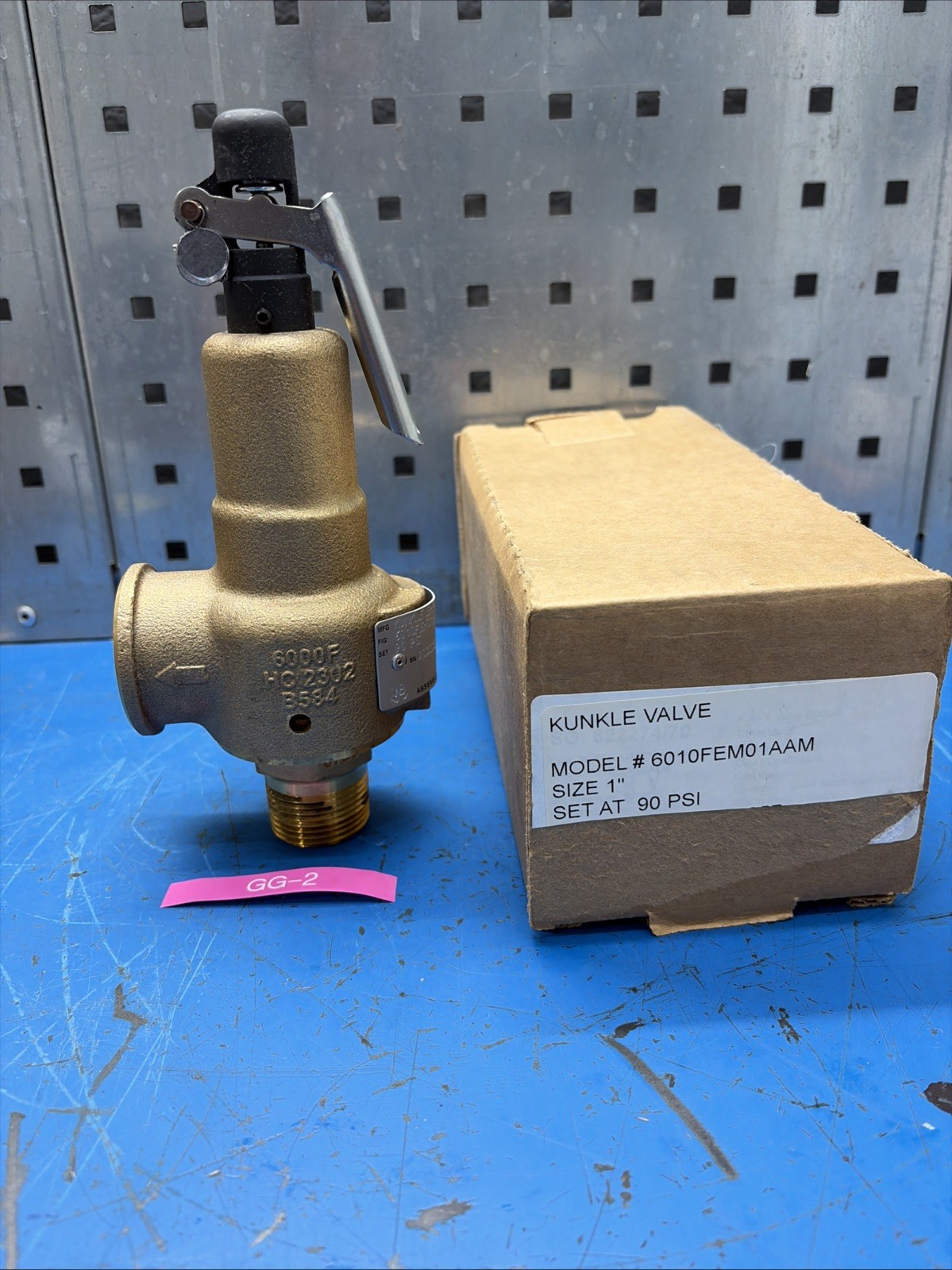 Kunkle Valve 6010FEM01AAM Sz.1 Set At 90 PSI NIB Fast 🇺🇸 Shipping + Warranty