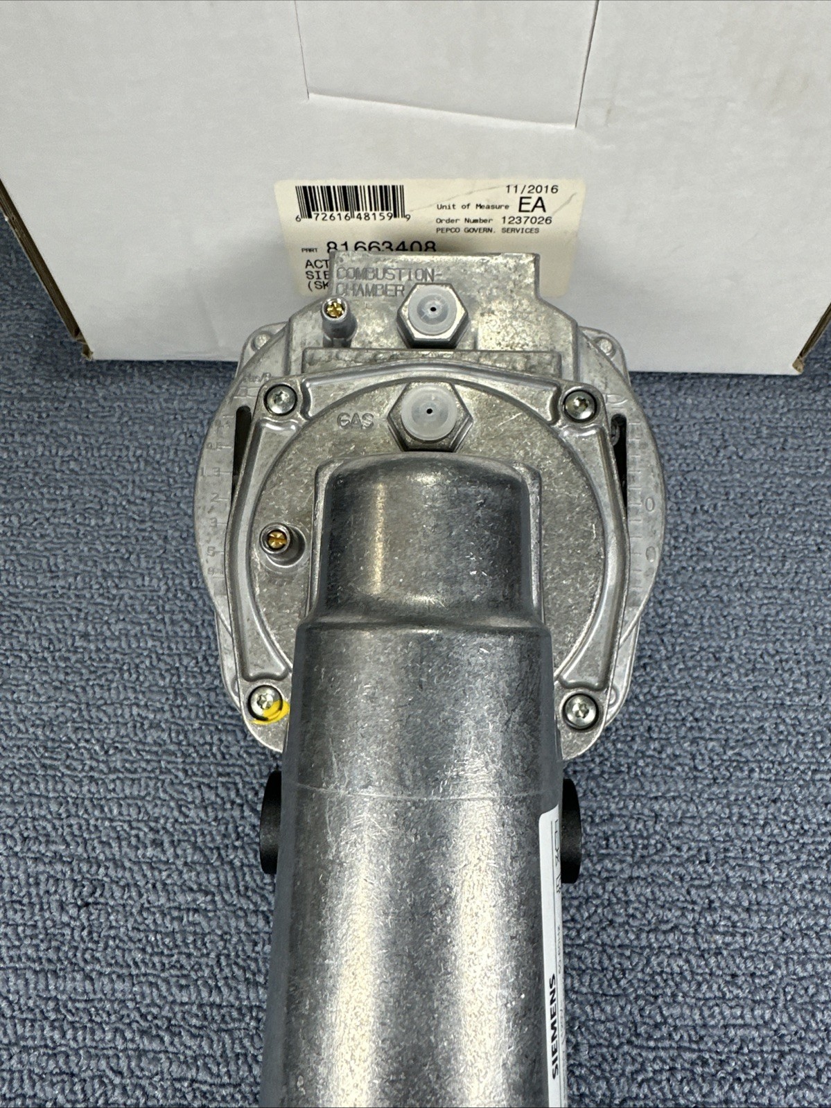 Siemens SKP75.013U1 120V Gas Valve Actuator