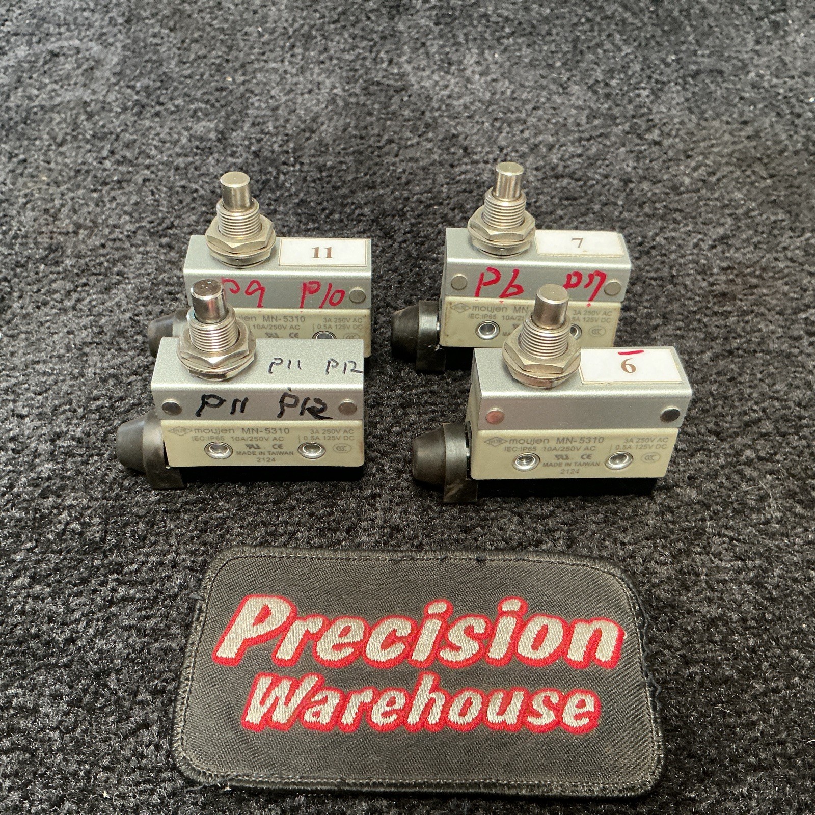 Moujen Mn-5310 Limit Switch Lot Of 4. Preowned Tested
