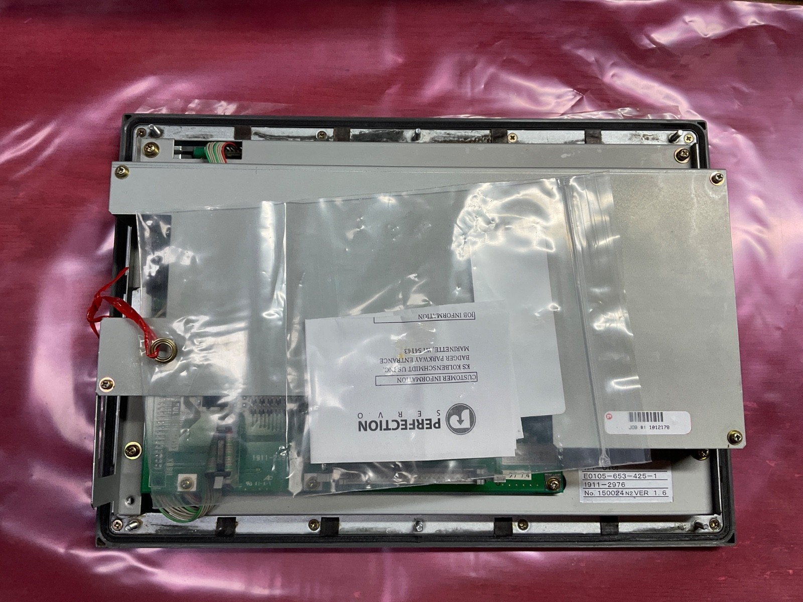 OKUMA NO SCREEN E0105-653-425-1 e4809-907-033 USED TFT-U10I 1911-2353-33-33