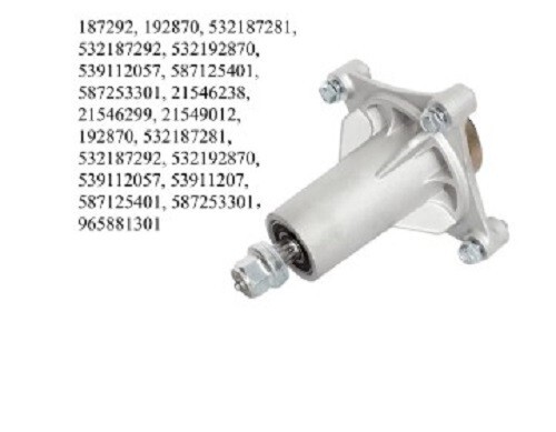 Spindle Husqvarna YTH22V46,YTH24V48, YTH18K46, LGT2554, LGT2654, Z254 zero-turns