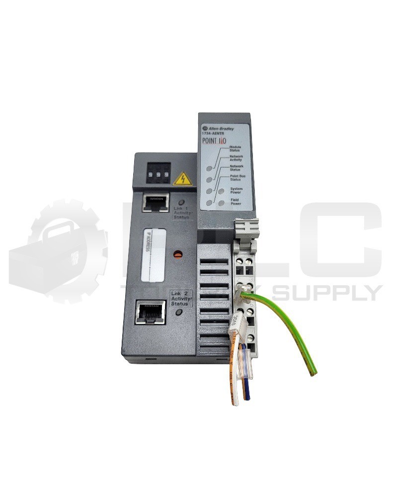 ALLEN BRADLEY 1734-AENTR /C POINT I/O ETHERNET COMMUNICATION MODULE 10-28.8VDC