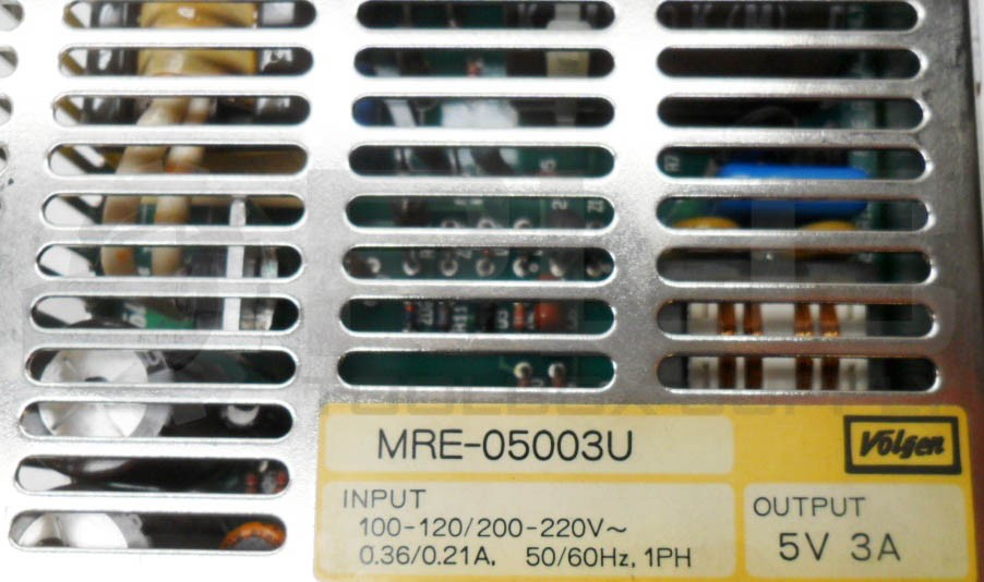 VOLGEN MRE-05003U POWER SUPPLY 100-220V 0.36/0.21A 50/60HZ 1PH