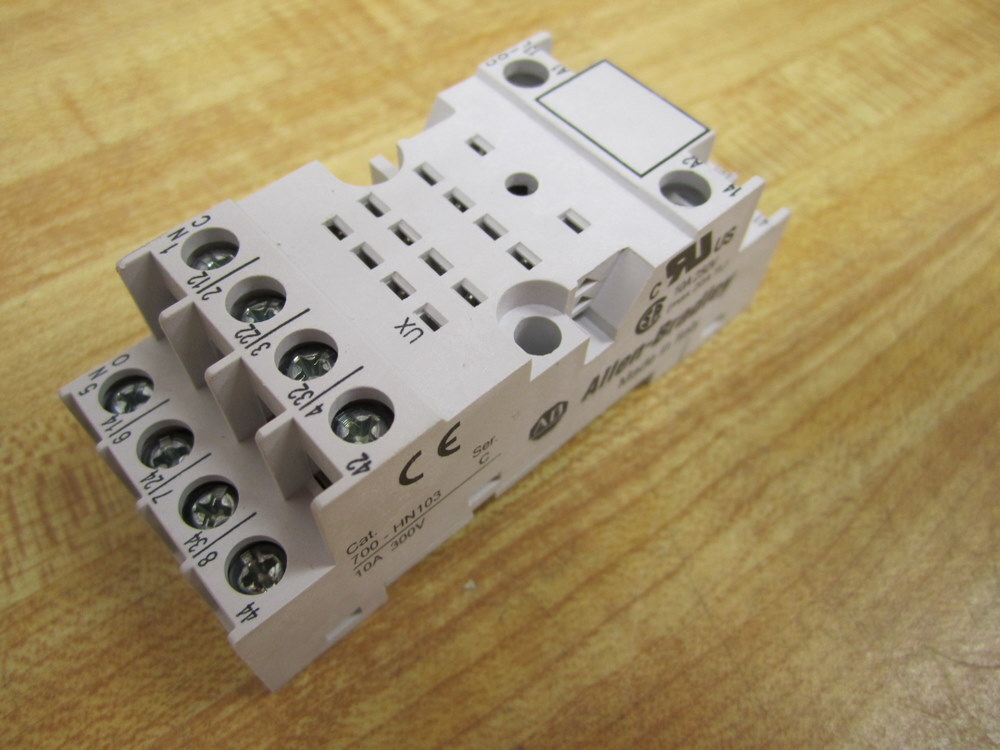 Allen Bradley 700-HN103 Relay Socket 700HN103 Gray