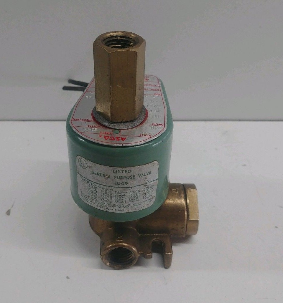 GUARANTEED GOOD! ASCO 220/240V 11W 1/4″ NPT SOLENOID VALVE 8317A35