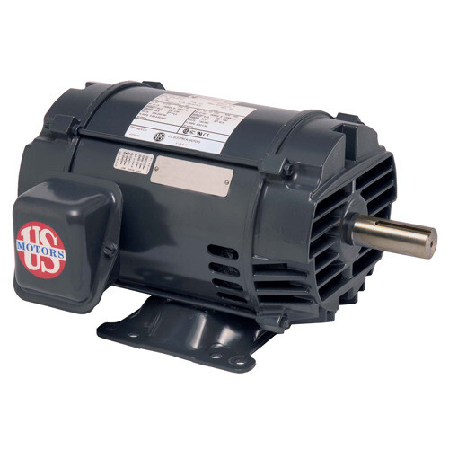 U.S. Motors D1P3H General Purpose Motor 1 HP 145T Frame 200V AC Voltage 1160 RPM