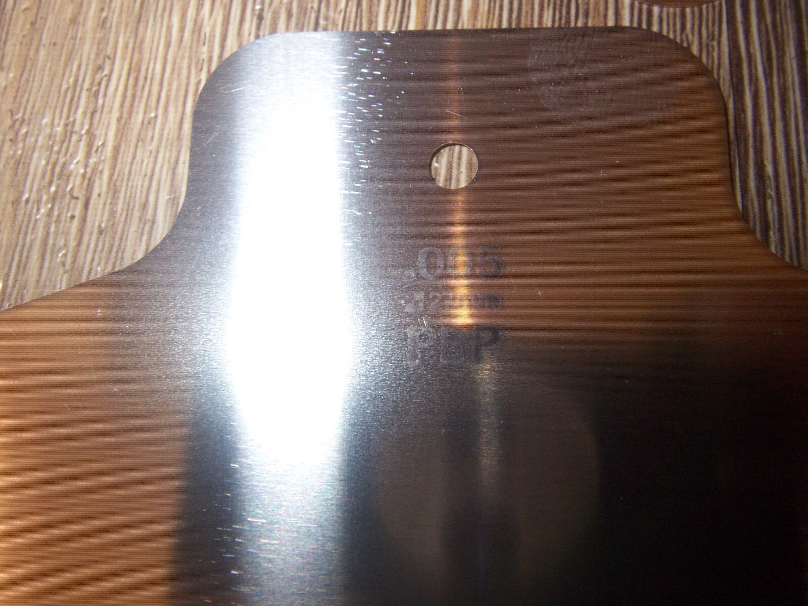 Size E 42625 Precision Brand 6″ x 6″ x .005″ Stainless 2″ Slotted Shim 5 Pack