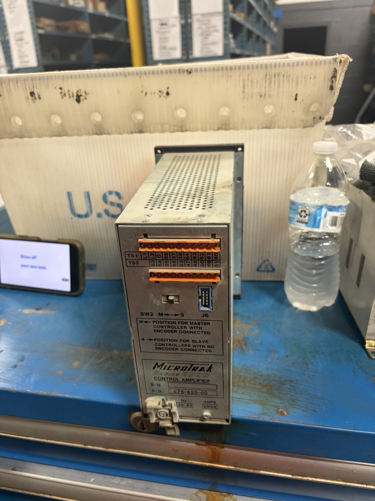 Microtrak Series 9500 Control Amplifier 875-620-00 USED