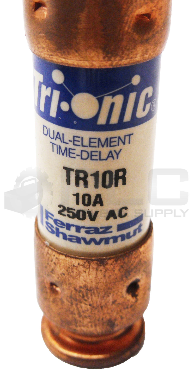 LOT OF 7 NEW FERRAZ SHAWMUT TR10R TIME DELAY FUSE 10A 250VAC