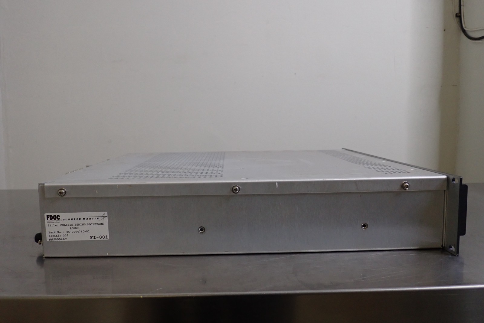 Trak Systems 9000B 9000BN Lockheed Martin 85-0004740-01 Timing Mainframe Chassis