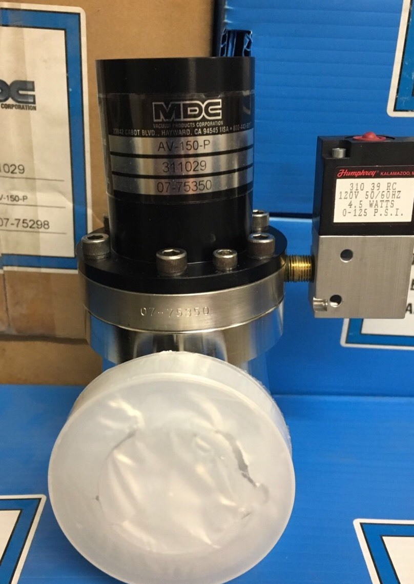 MDC Angle Valve 1.5″ HV Pneumatic 2-3/4″ CF, AV-150-P & Humphrey 31039RC