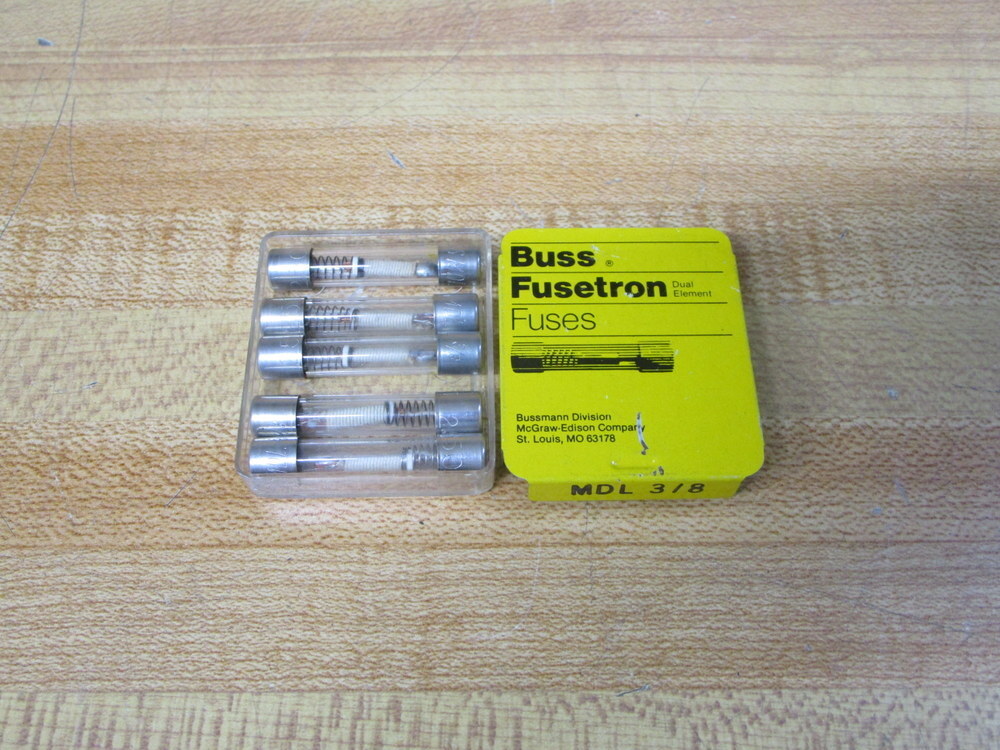 Buss MDL-3/8 Bussmann Fuse Cross Ref 6F025 Spring Element (Pack of 10)