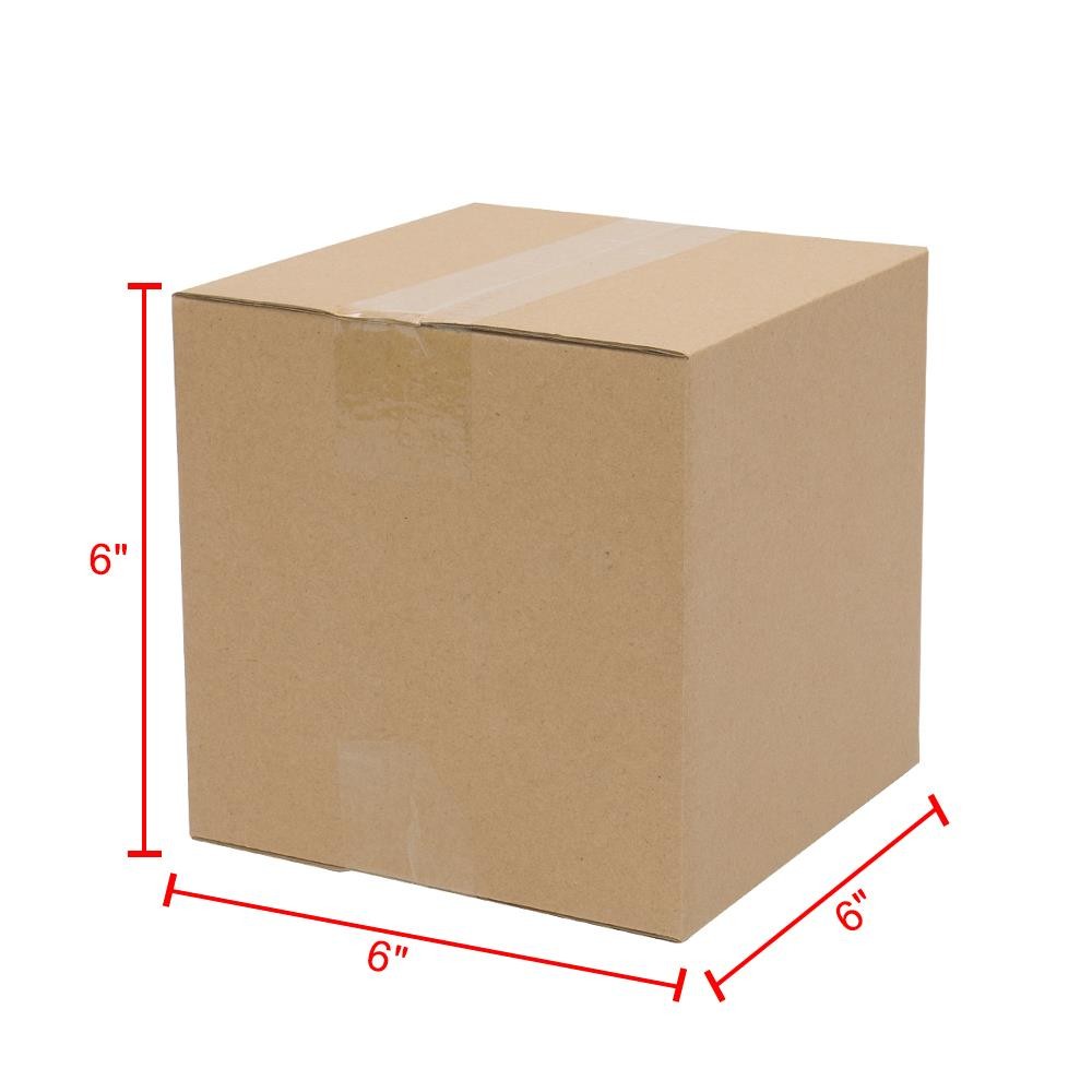 100 6″ x 6″ x 6″ Cardboard Packing Mailing Moving Shipping Boxes Corrugated Box