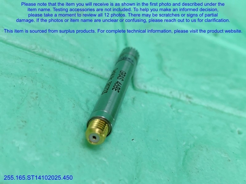 GRAS 46BE Microphone Missing Cable&Plug as shown in photos, sn:Random, Sale.