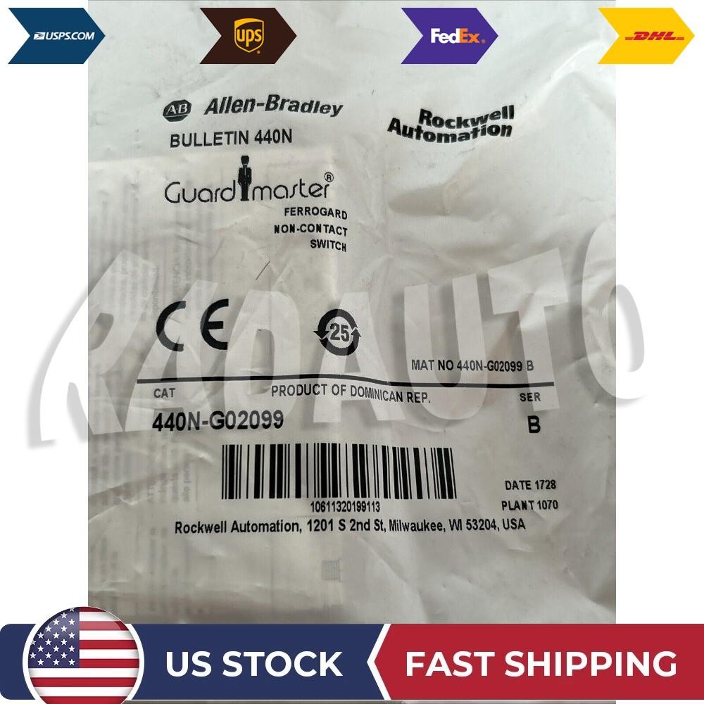 440N-G02099 ALLEN BRADLEY FERROGARD FRS21 RED PLASTIC SWITCH 24VDC US Free Tax