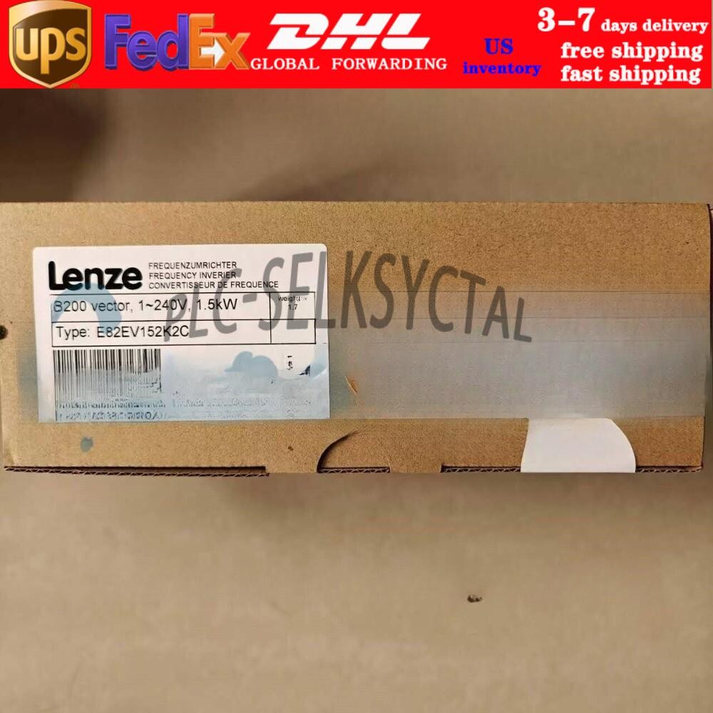 US Free TAX 1PC NEW LENZE E82EV152K2C E82EV152K-2C LENZE FREQUENCY INVERTER