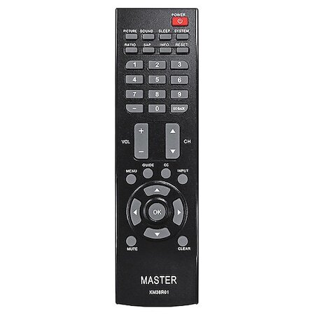 Rca Km38r01 Ir Master Remote Control, Black