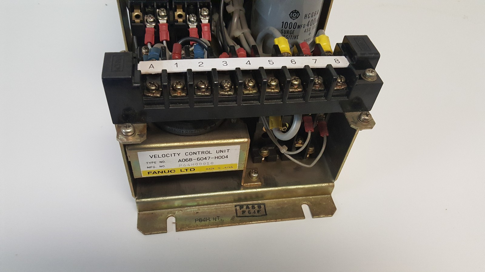 GUARANTEED! FANUC VELOCITY CONTROL UNIT A06B-6047-H004