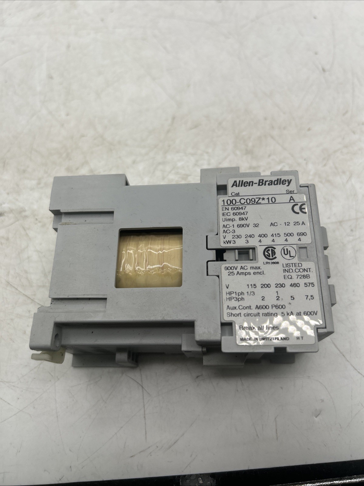 Lot Of 3 Allen Bradley 100-C09Z*10 Series A Contactor See Pics