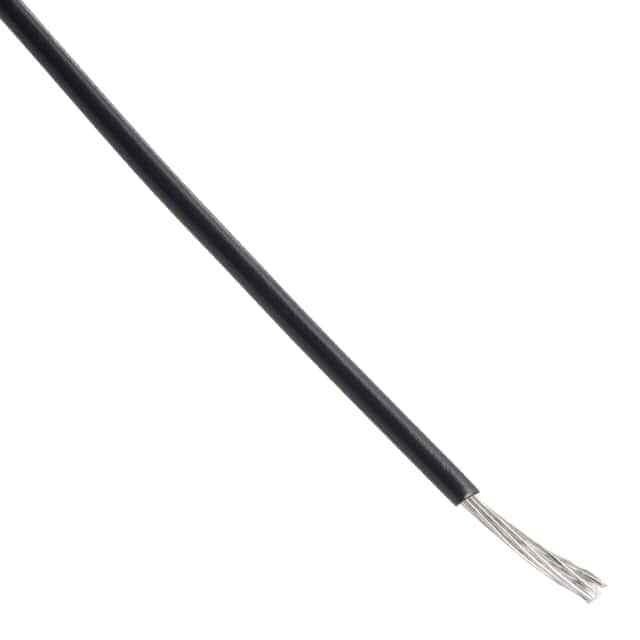 Alpha Wire 6711-BK005 Hook Up Wire – Stranded – 26 (7/34) AWG – 600V – mPPE -…