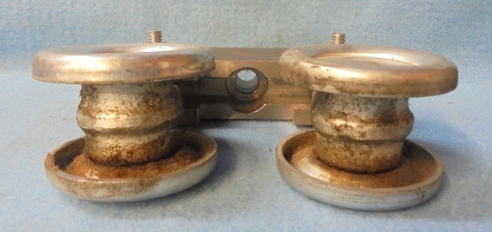 PUSH TROLLEY, NATIONAL WHEELS, 2-1/8″ WHEEL OD, 1″ TREAD