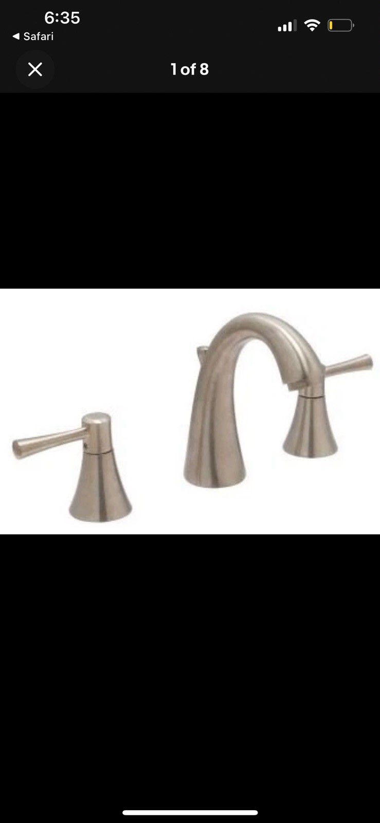 Huntington Brass W4520102-1 8″ Widespread Bathroom Sink Faucet 1.2 GPM