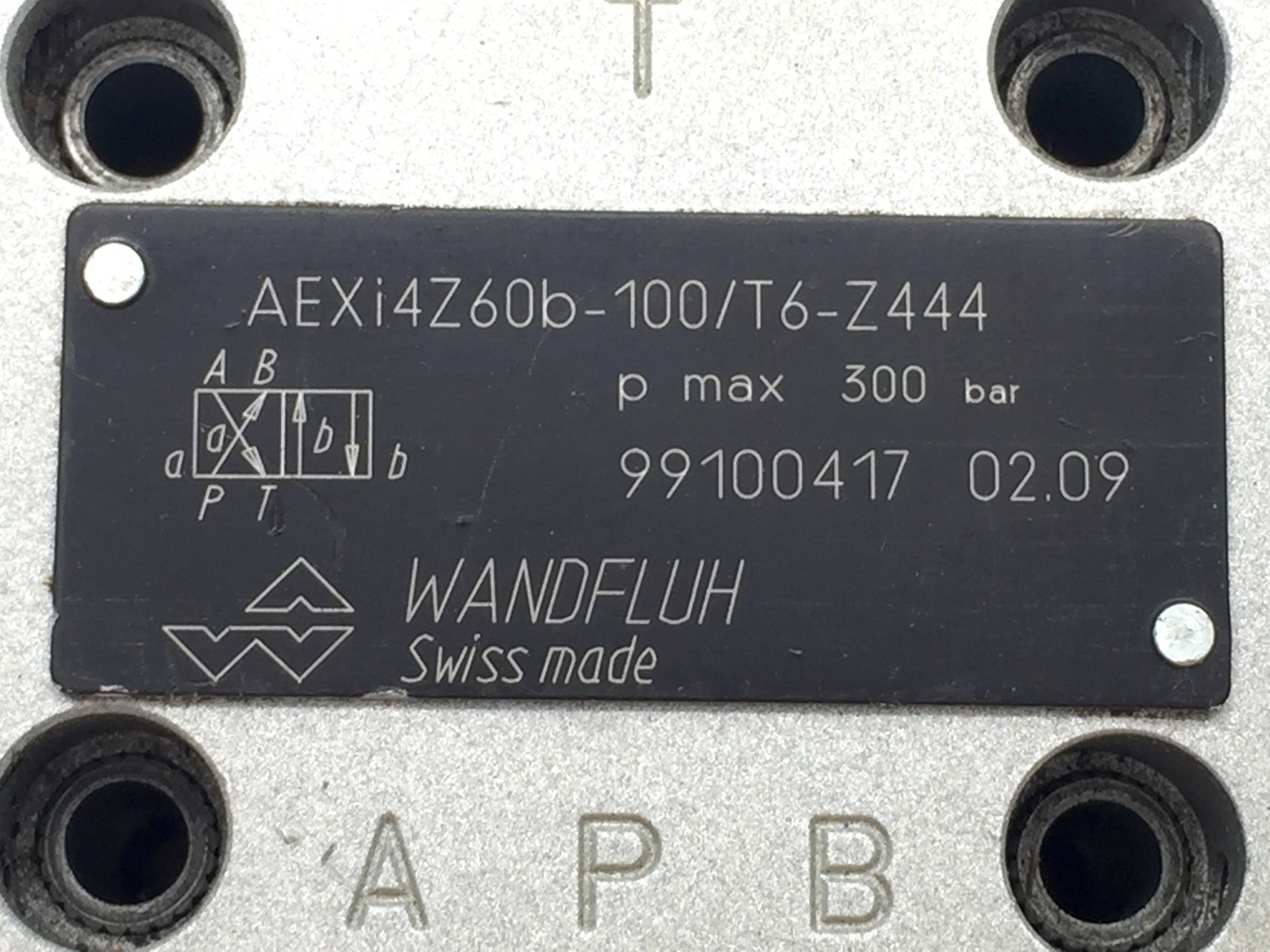 WANDFLUH WKZ45-100-M195 Solenoid Coil AEXI4Z60b-100/T6-Z444 Valve