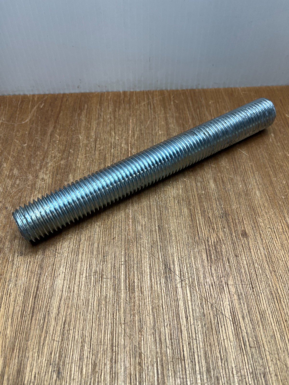 M30-3.5mm X 9-3/4″ Fully Threaded Allthread Rod Zinc Plated Steel Class 4.8