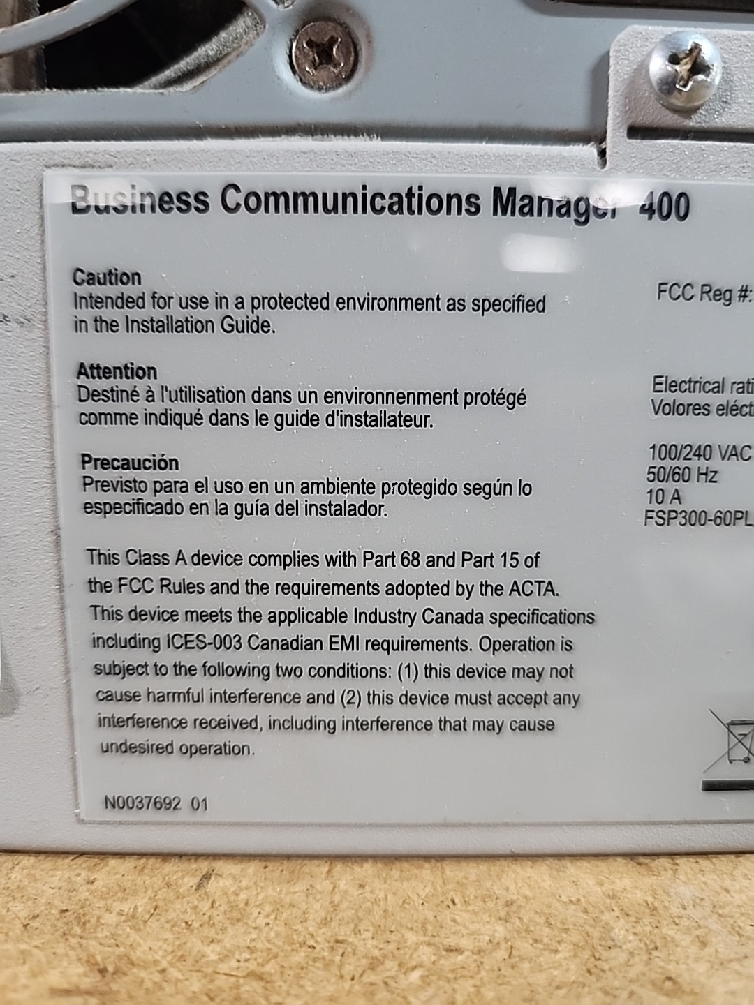 NORTEL BCM 400 Business Communications Manager 400 DSM 32+ GATM 4