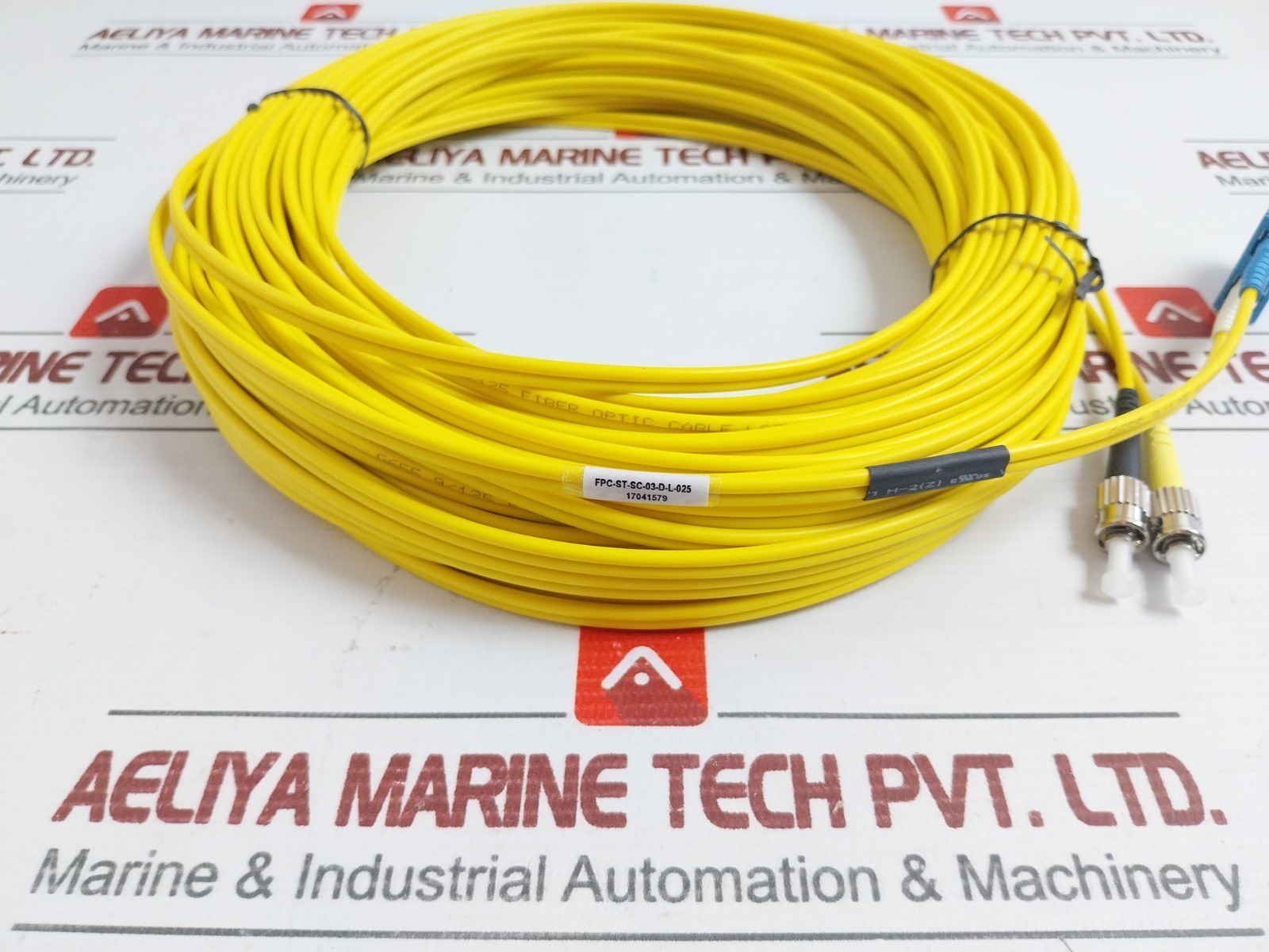 FPC-ST-SC-03-D-L-025 ST-SC Duplex Single Mode Fiber Optic Patch Cable 25M