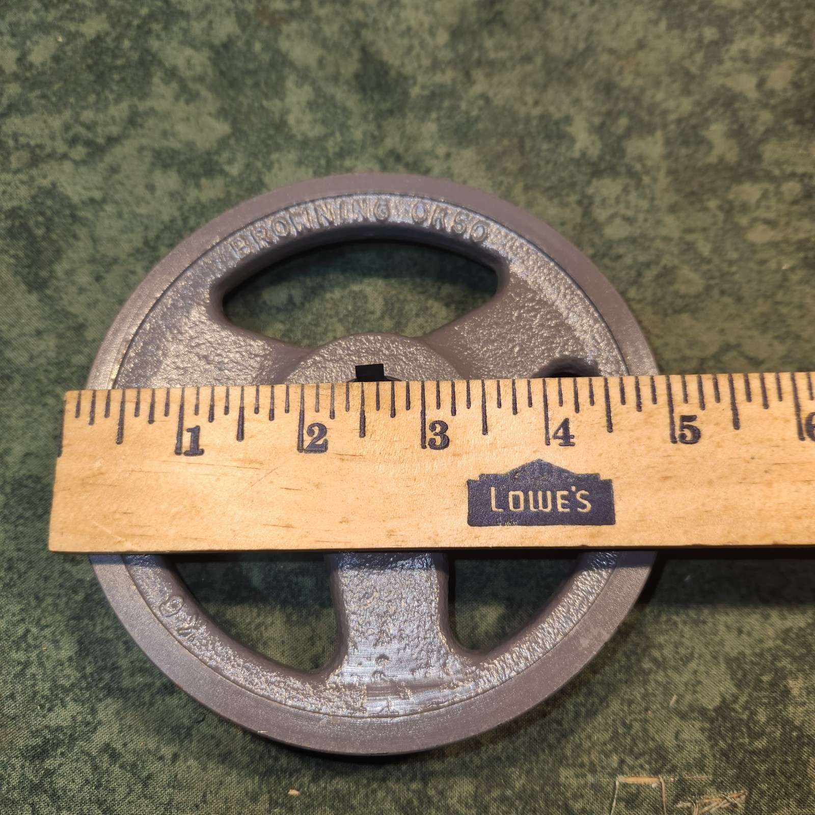 1 Groove Browning® OK50 – 3L Belt Pulley – 5″ OD – 1″ Bore (26928-Tub-X4)
