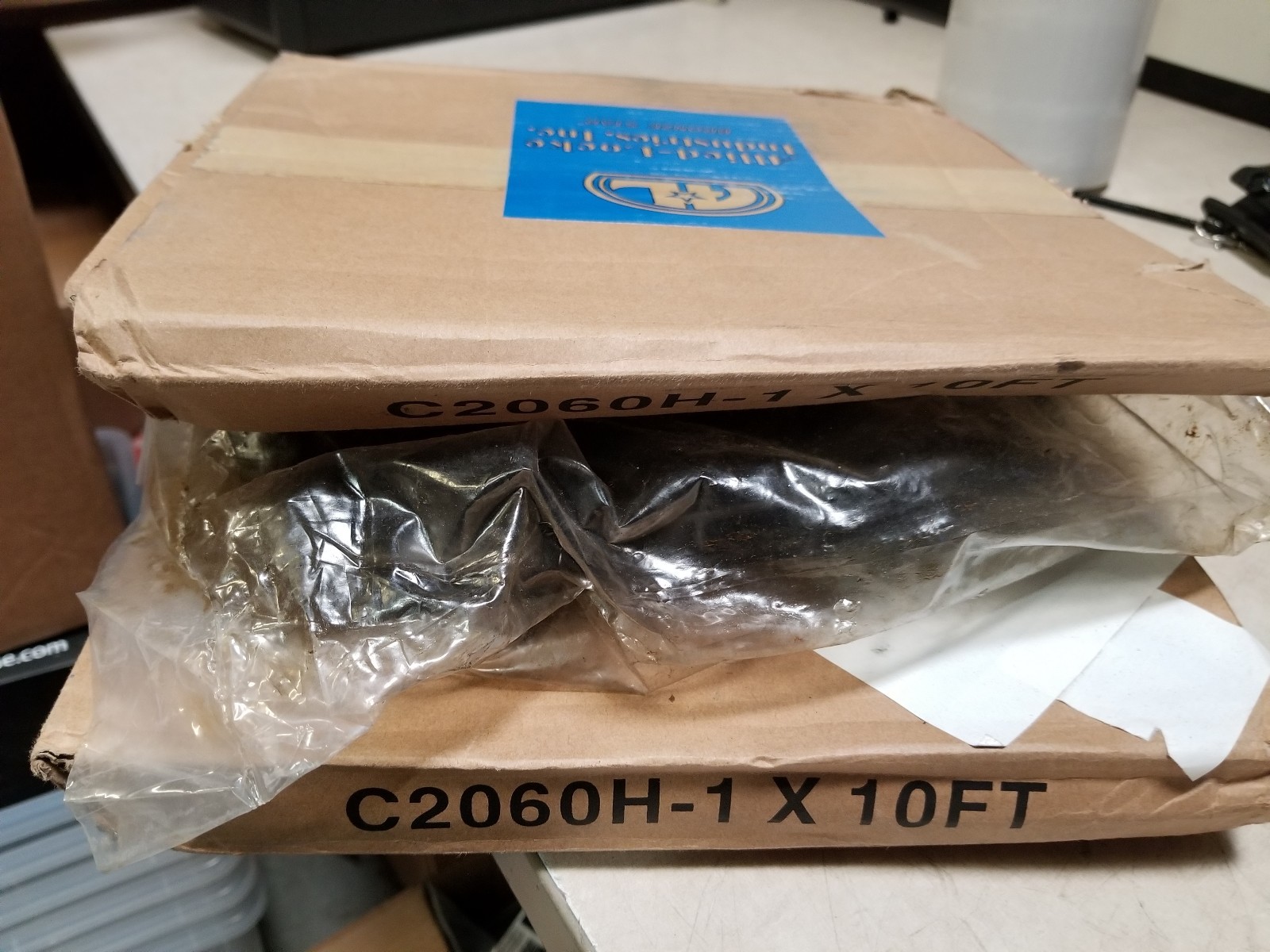 lot of 2 ALLIED-LOCKE INDUSTRIES ALI C2060H-1 CHAIN 10′ 10 FEET