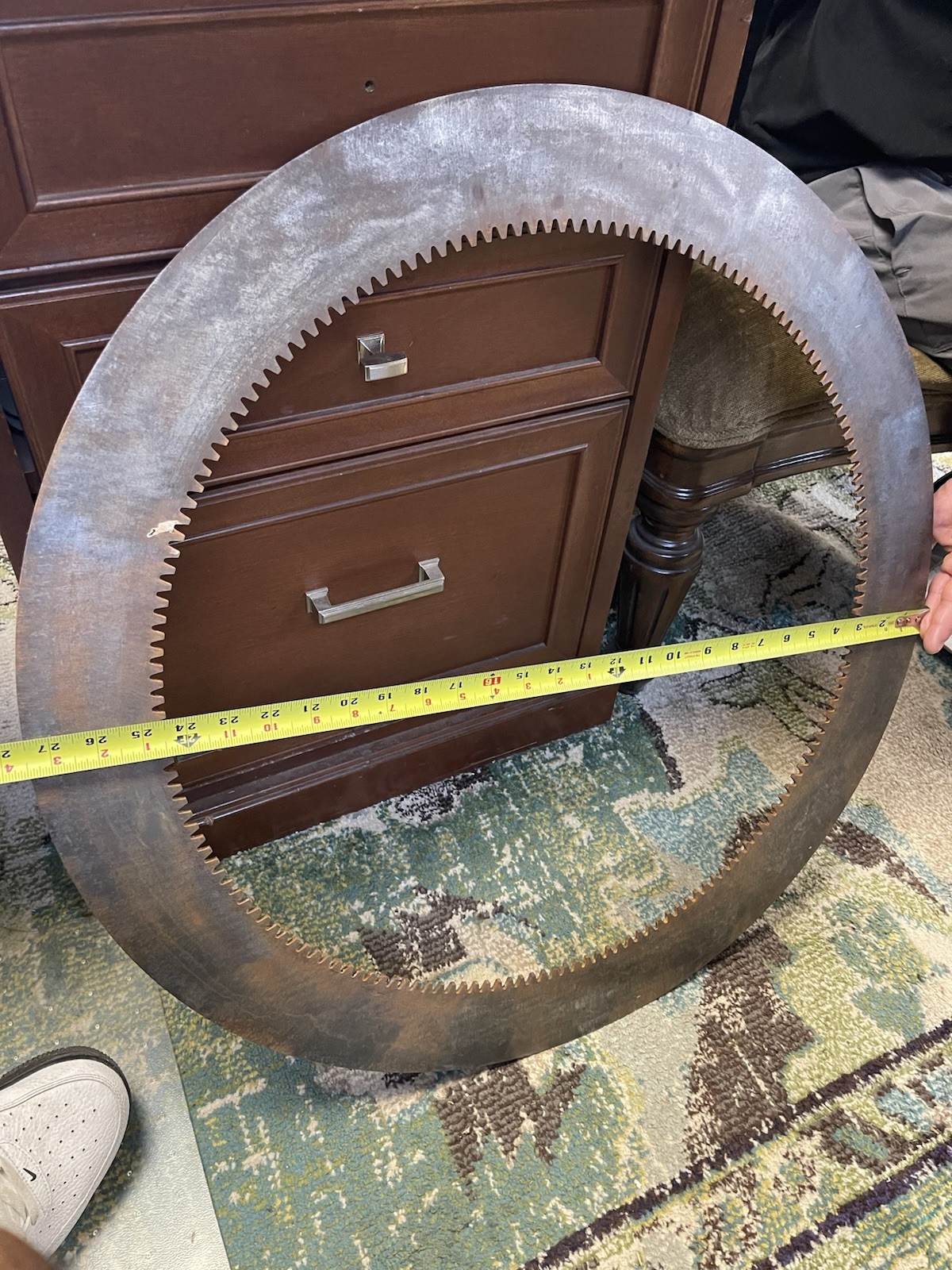 BRAND NEW LARGE INDUSTRIAL TOOTHED RING / GEAR 27.5″ O.D. *FREE SHIPPING*