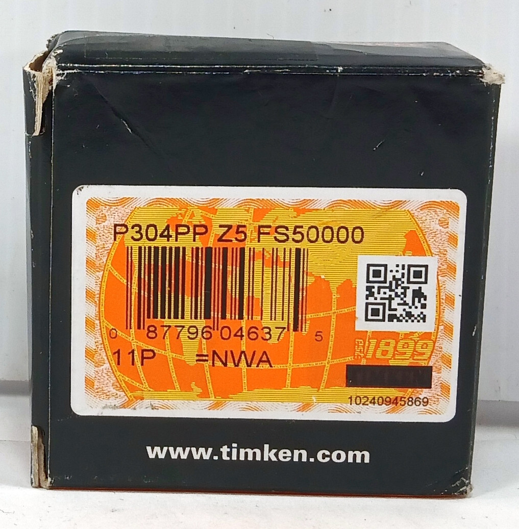 1 NEW TIMKEN 304PP 20X52X15 RADIAL DEEP GROOVE BALL BEARING NIB ***MAKE OFFER***