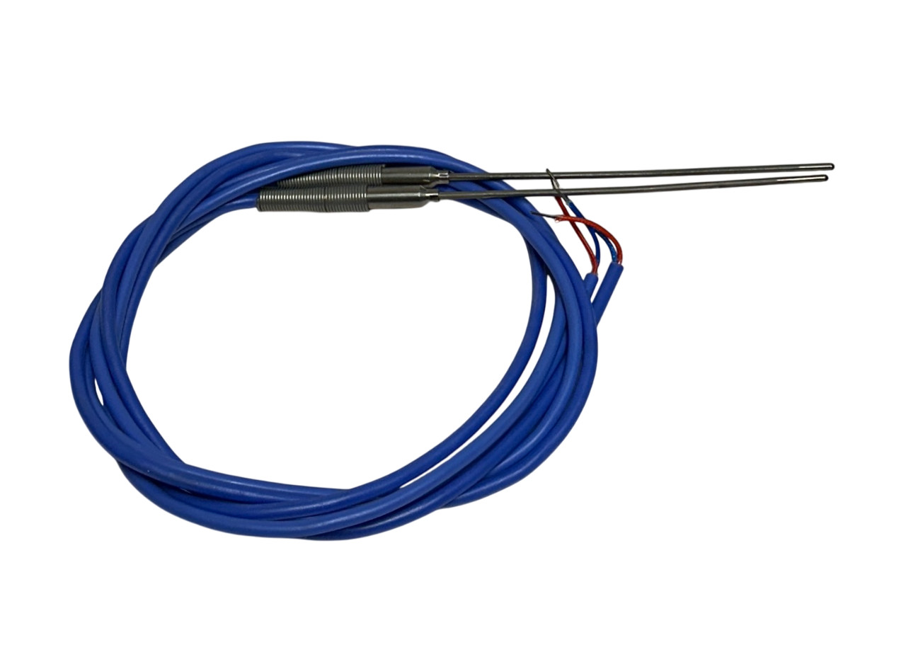 2 TE CONNECTIVITY 2502201002 THERMOCOUPLES 4” PROBE 2-WIRE OEM NSNP