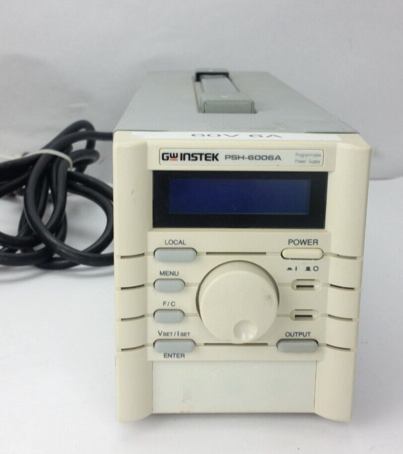 AS-IS Instek/GW PSH-6006A Instek PSH-6006A DC Power Supply NO RETURNS