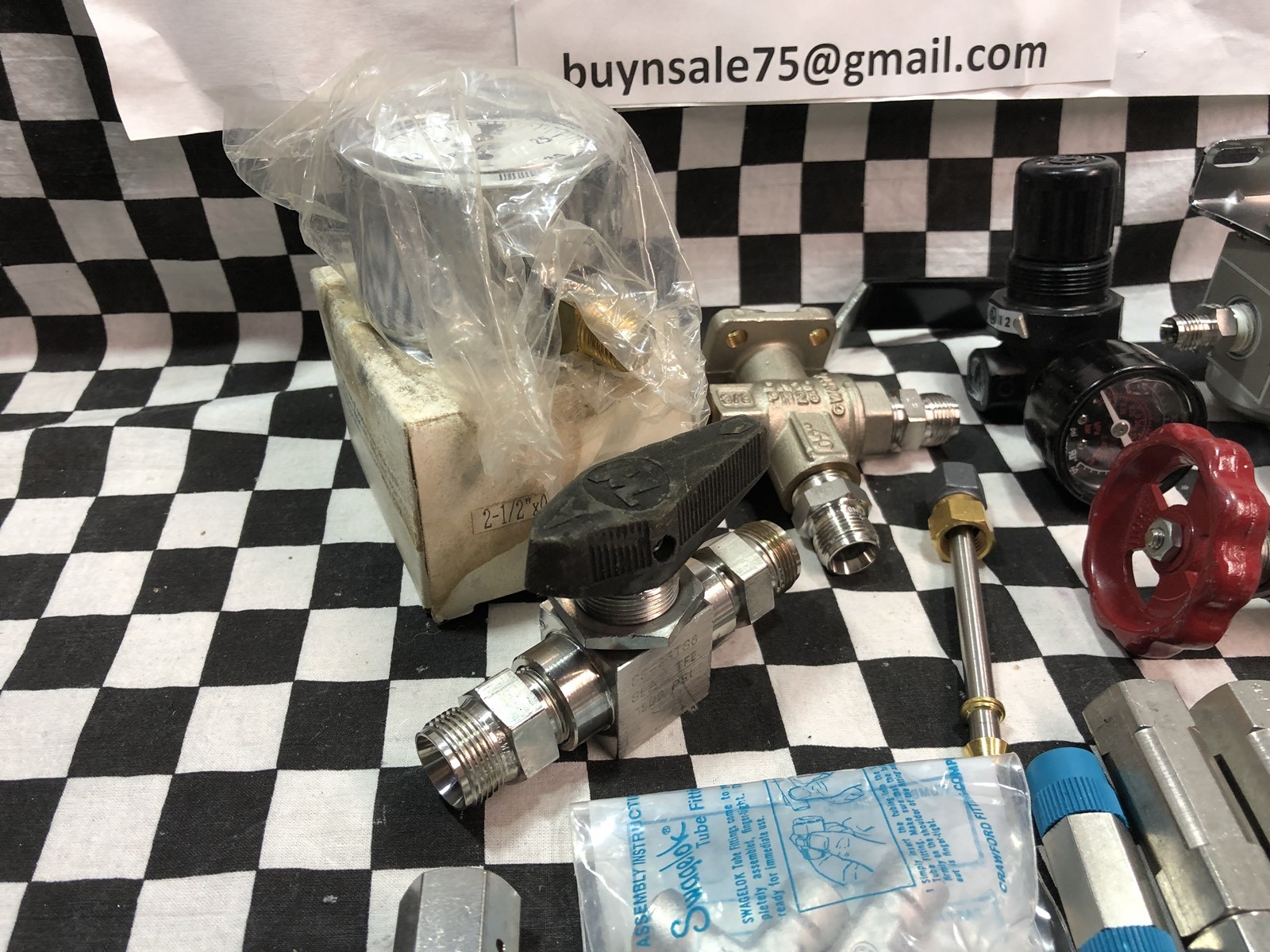 Miscellaneous SWAGELOK HOKE TEE ELBOW REGULATOR GAUGE CHECK VALVE SMC NIPPLE