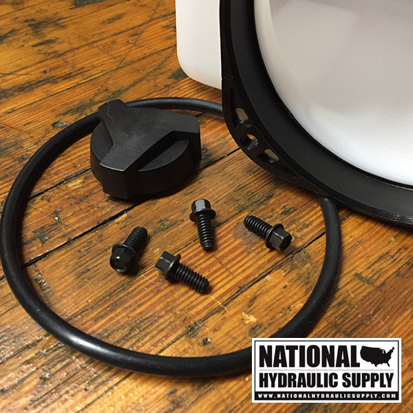 SPX Stone/Fenner Plastic Reservoir Tank Kit,Snow Plow Power Unit,Hiniker,4687-AC