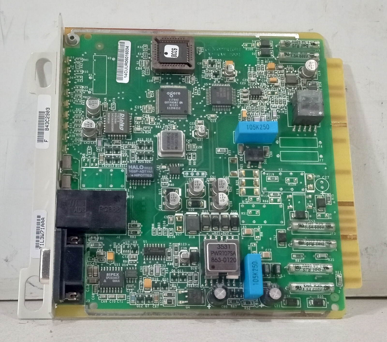1 USED ADTRAN T1L3W71AAA H2TUR 1222026L7 TRANSCEIVER CARD ***MAKE OFFER***