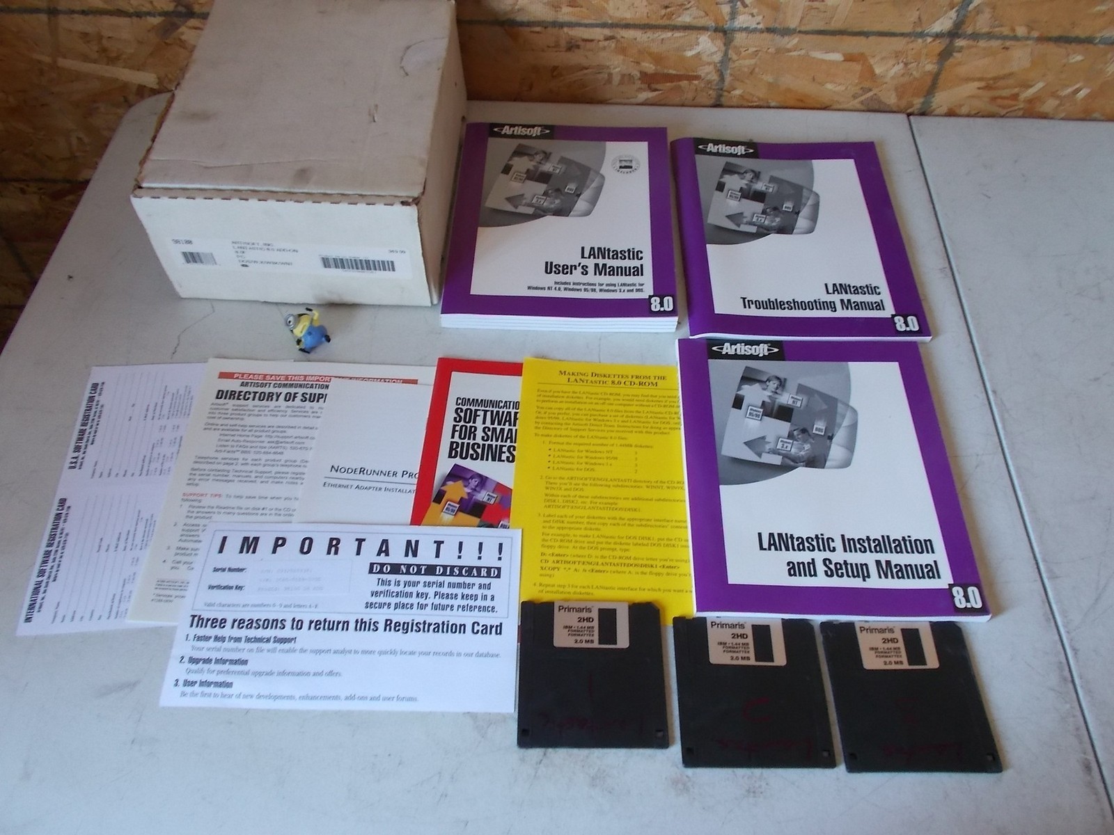 Artisoft Lantastic 8.0 Add-On, As shown *FREE SHIPPING*