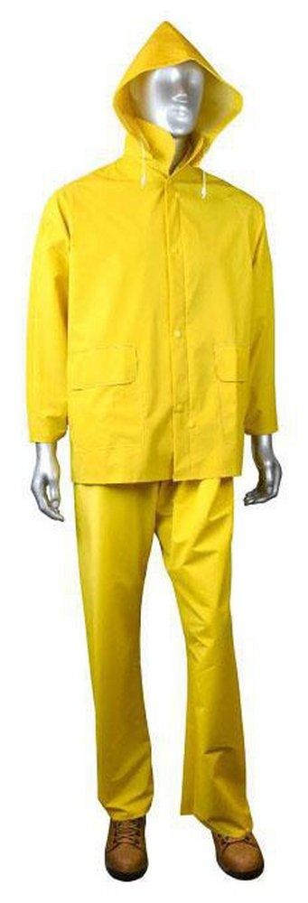 Radians RS01-NSYV-XL Rain Suit XL PVC/Polyester 3-Piece Yellow